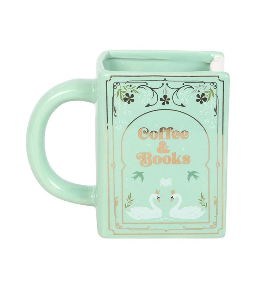 Something Different - Mug motif/style Façonné COFFEE AND BOOKS