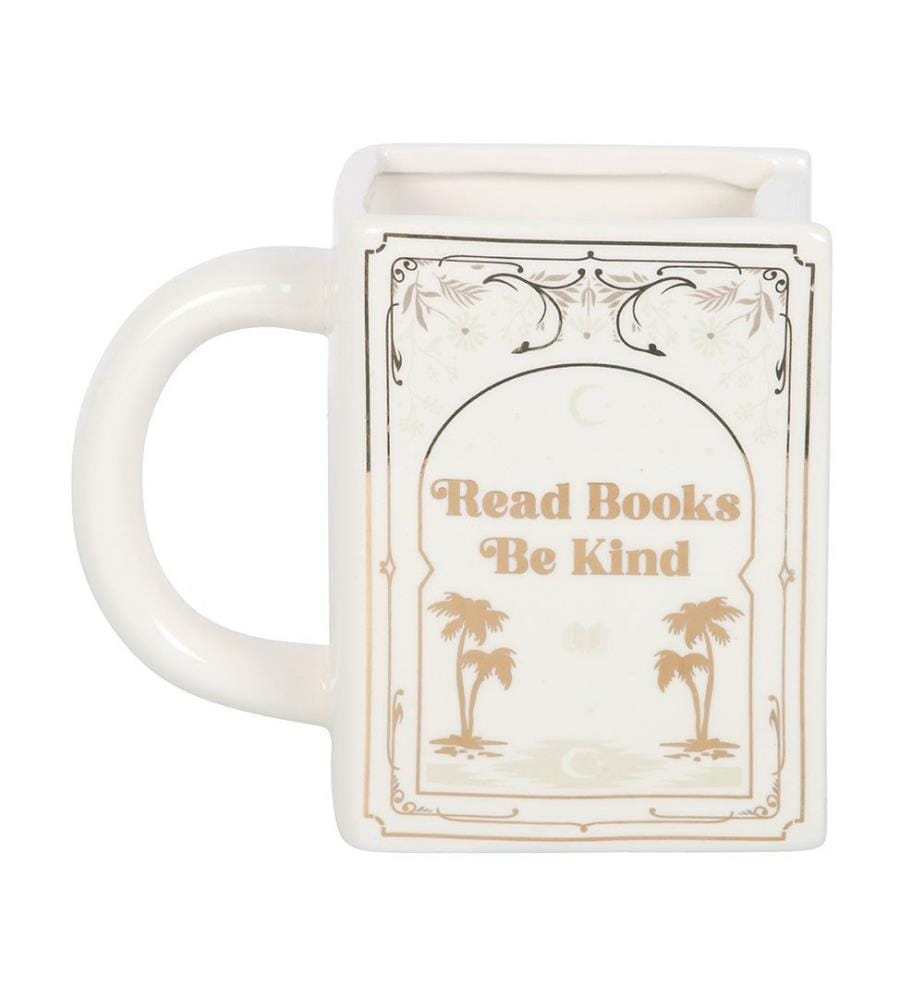 Something Different Read Books Be Kind Shaped Mug