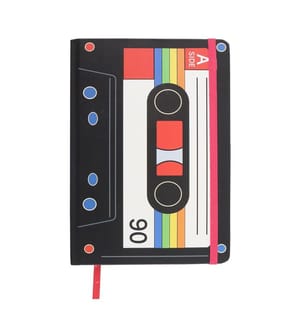 Something Different - Cahier motif/style Cassette RETRO