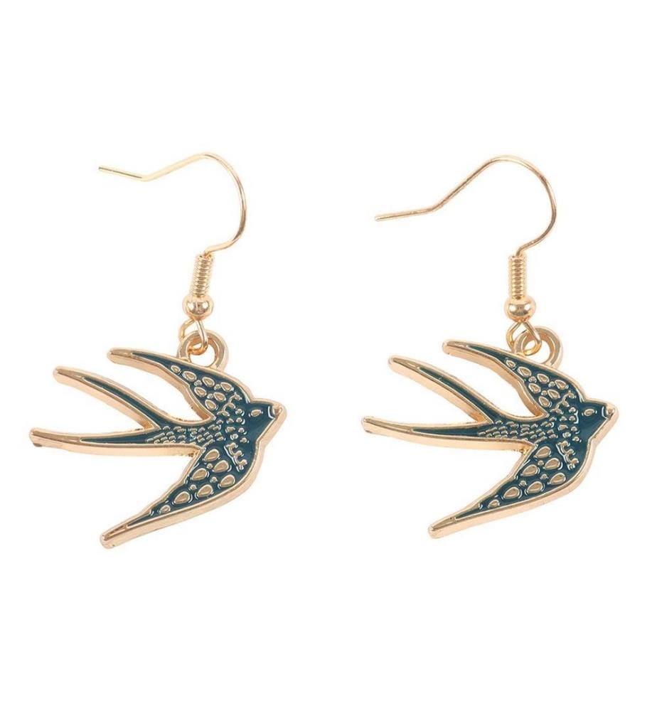 Something Different Spread Your Wings Swallow Earrings