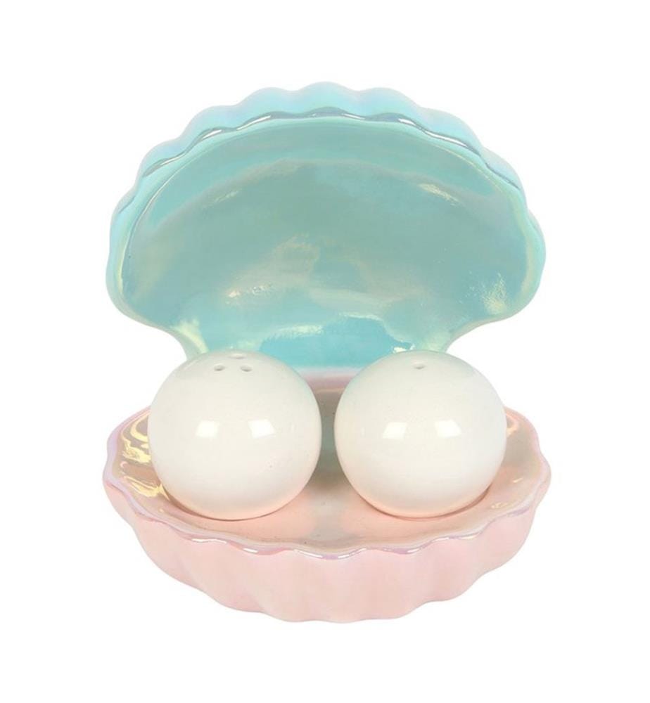 Something Different Clamshell Salt and Pepper Shakers