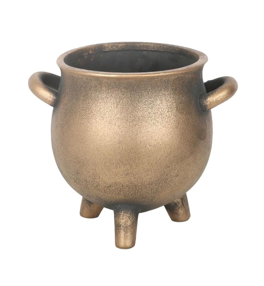 Something Different - Pot de fleurs motif/style Chaudron HERBAL MAGIC