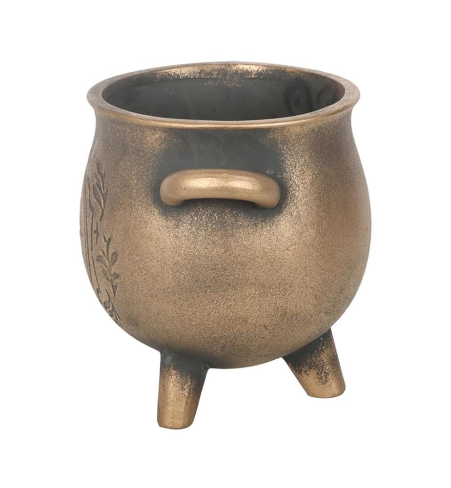 Something Different - Pot de fleurs motif/style Chaudron HERBAL MAGIC