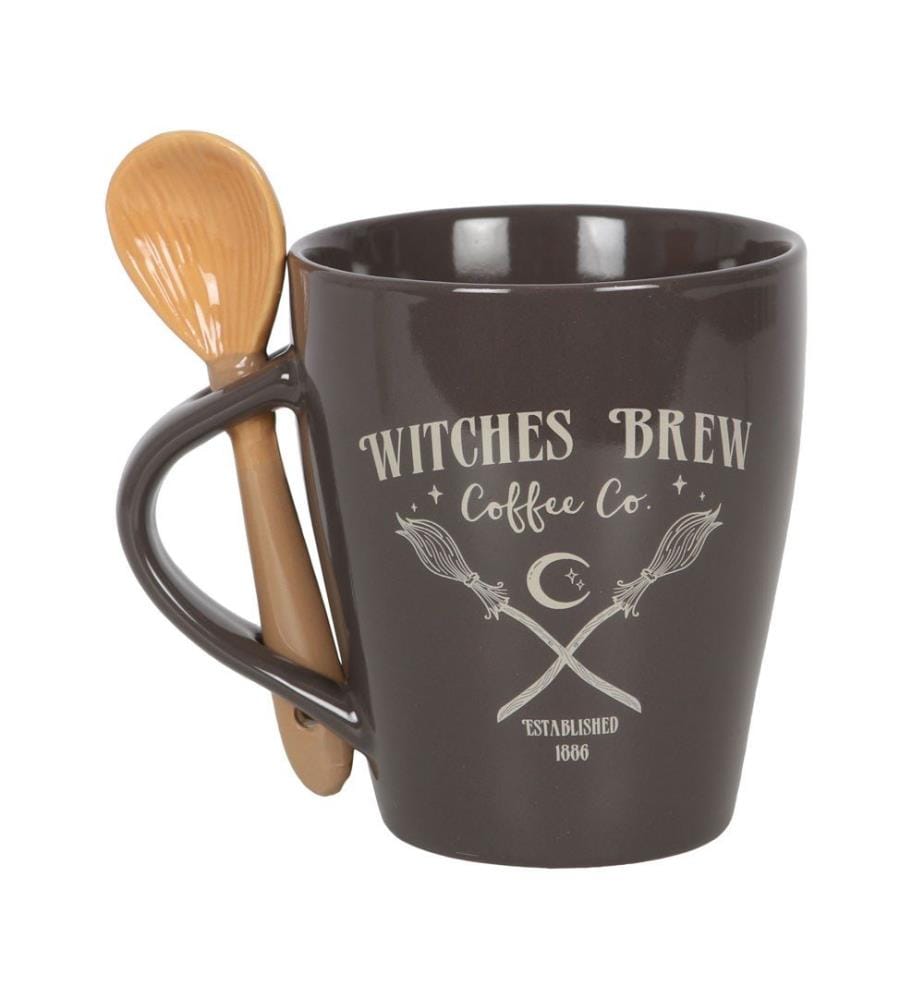 Something Different Witches Brew Coffee Co. Mug & Spoon Set