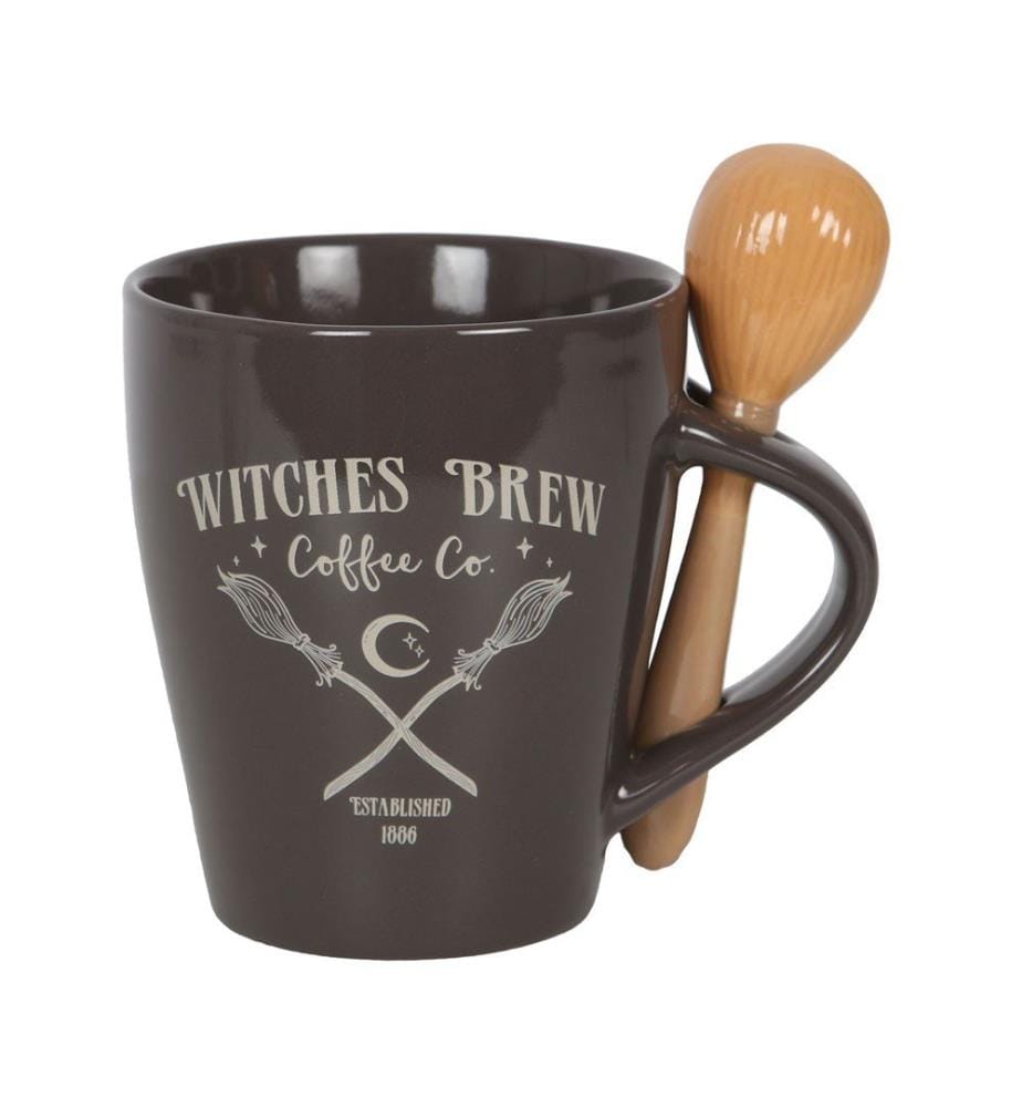 Something Different Witches Brew Coffee Co. Mug & Spoon Set