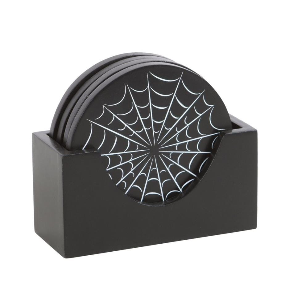 Something Different Spider Web Coaster Set (Pack of 4)