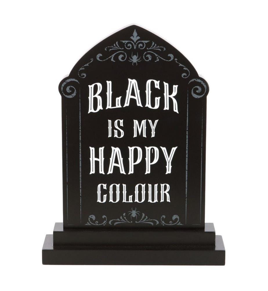 Something DifferentBlack Is My Happy Colour Segnale in Piedi