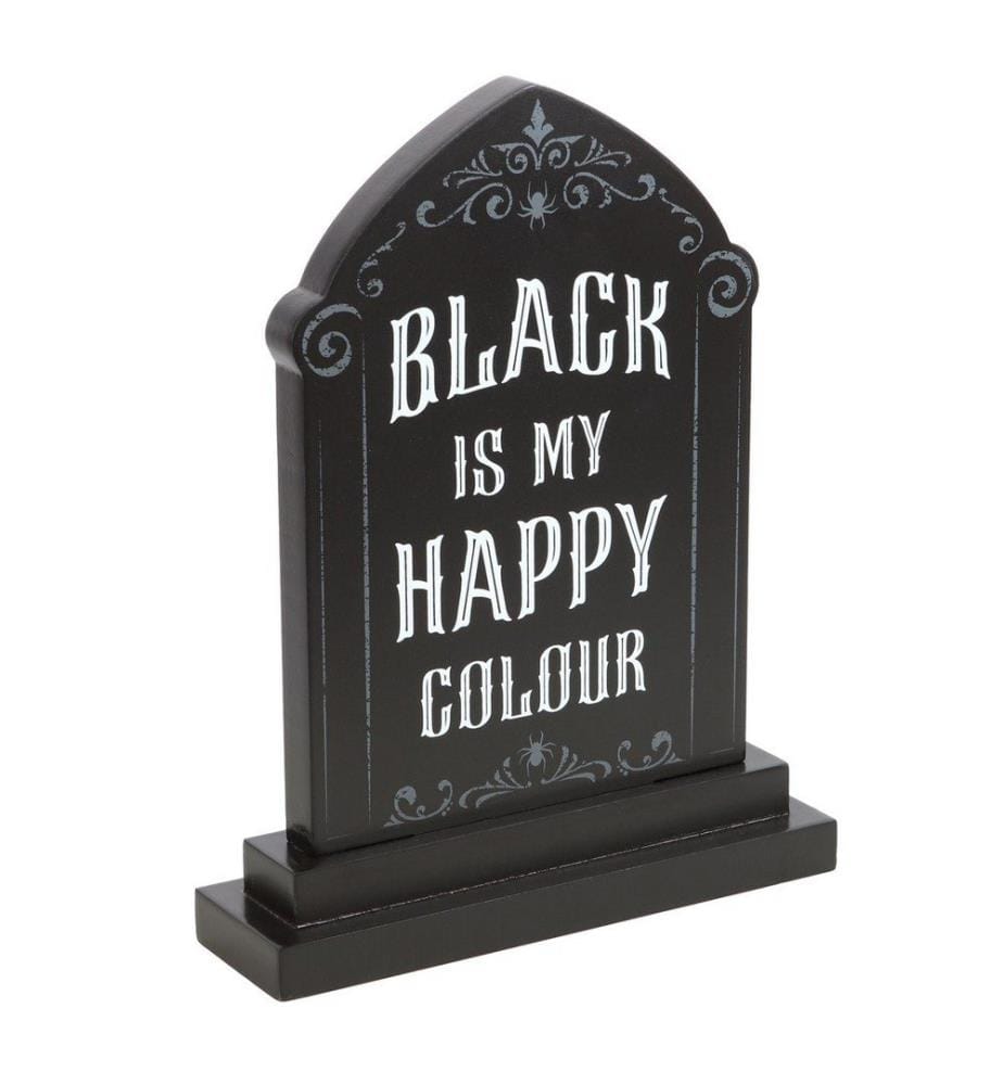 Something DifferentBlack Is My Happy Colour Segnale in Piedi