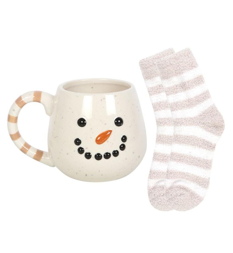 Something Different Snowman Mug and Sock Set