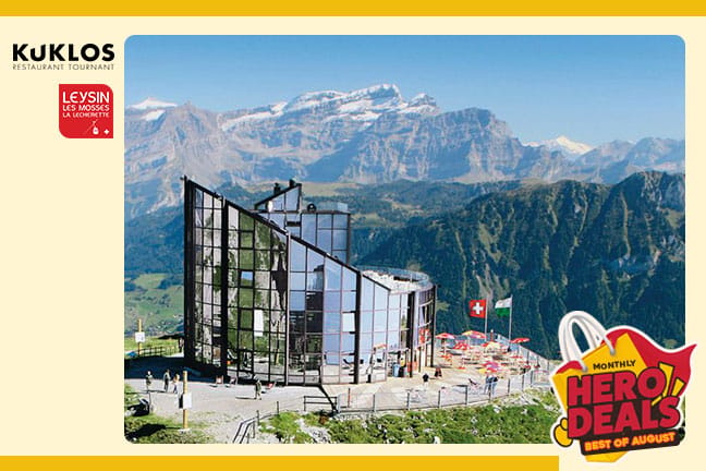 All-you-can-eat-Buffet im Drehrestaurant – optional mit Berg- und Talfahrt