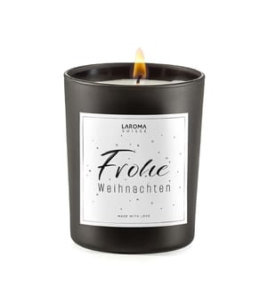 200 g - Frohe Weihnachten Spruchkerze