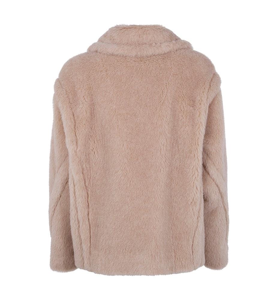 Cappotto corto classico a doppiopetto - Beige