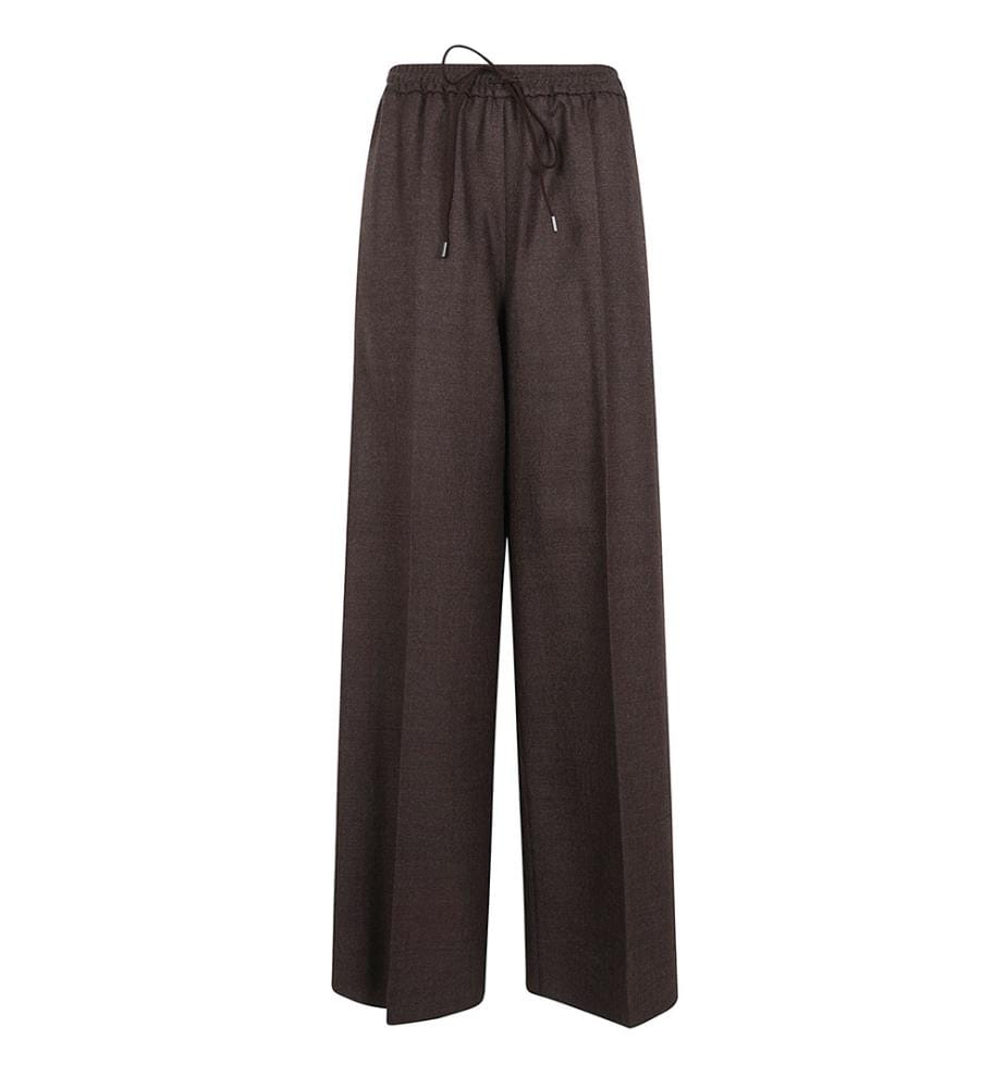 Hose aus Shetlandwolle – Grau