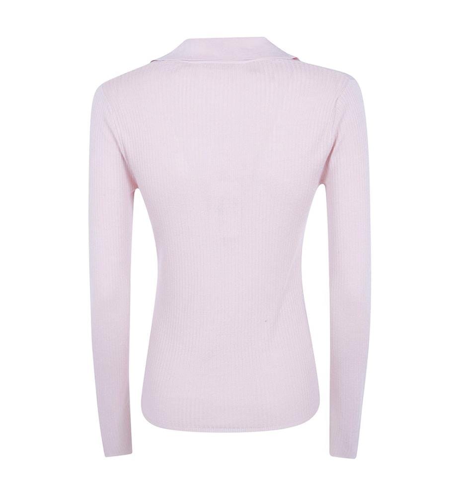 Polo a coste - Rosa