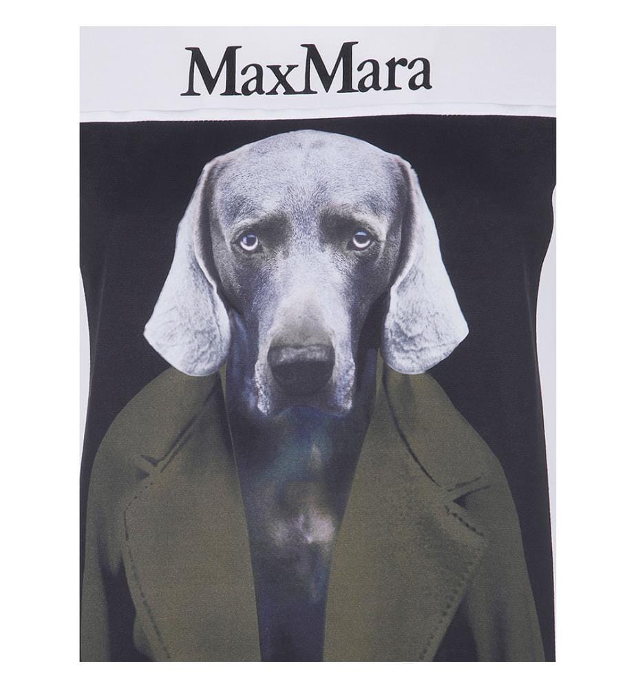 Maglietta classica stampata in cotone - Bianca