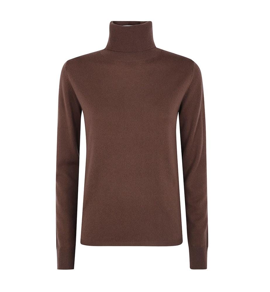 Rollkragenpullover – Kastanienbraun