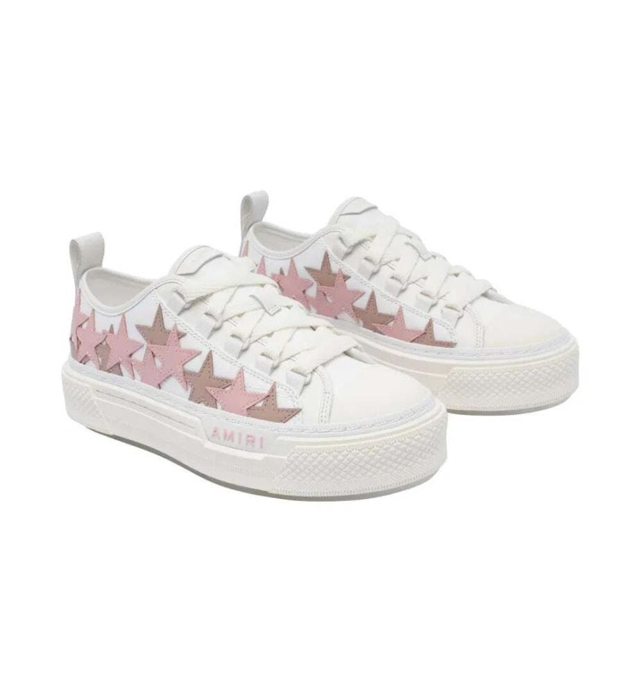 „Amiri Stars Court Low“ Sneaker – Weiss