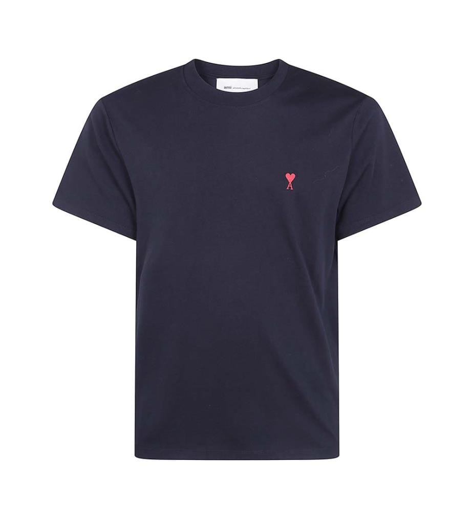 „Quota Ami De Coeur“ T-Shirt in Rot – Schwarz