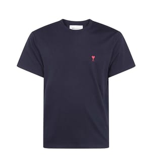 „Quota Ami De Coeur“ T-Shirt in Rot – Schwarz