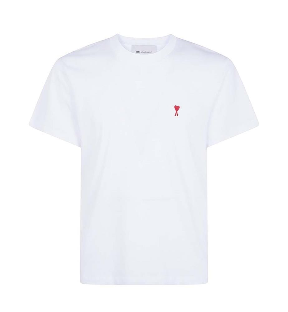 „Quota Ami De Coeur“ T-Shirt in Rot-Weiss