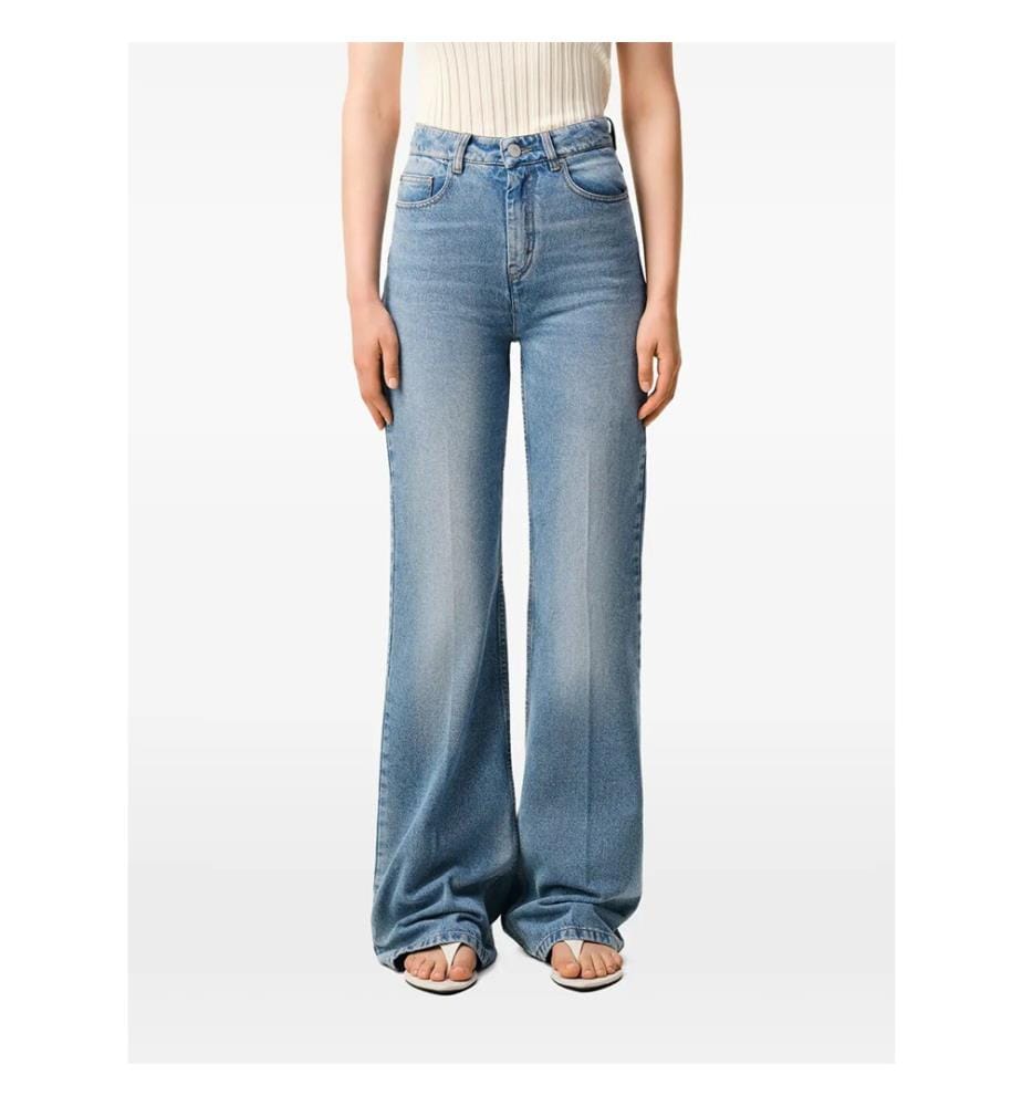 Flared Cut Jeans - Blau