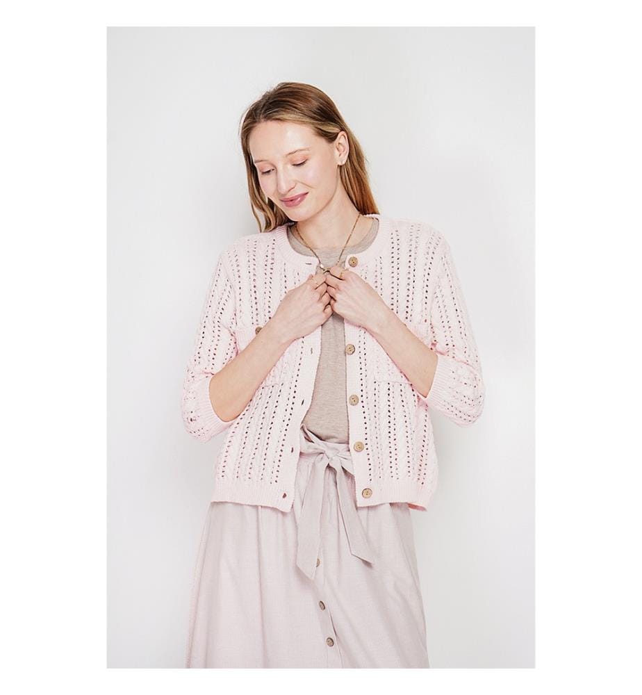 Cardigan - Rosa chiaro