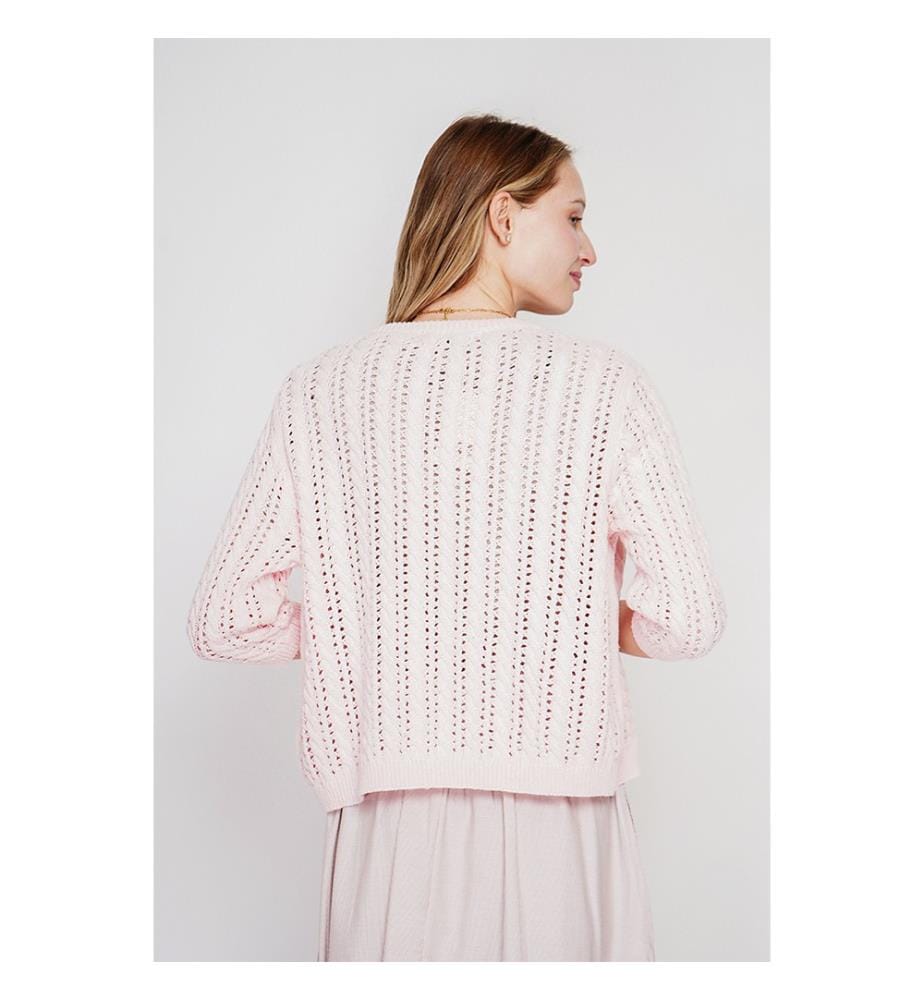 Cardigan - Rosa chiaro