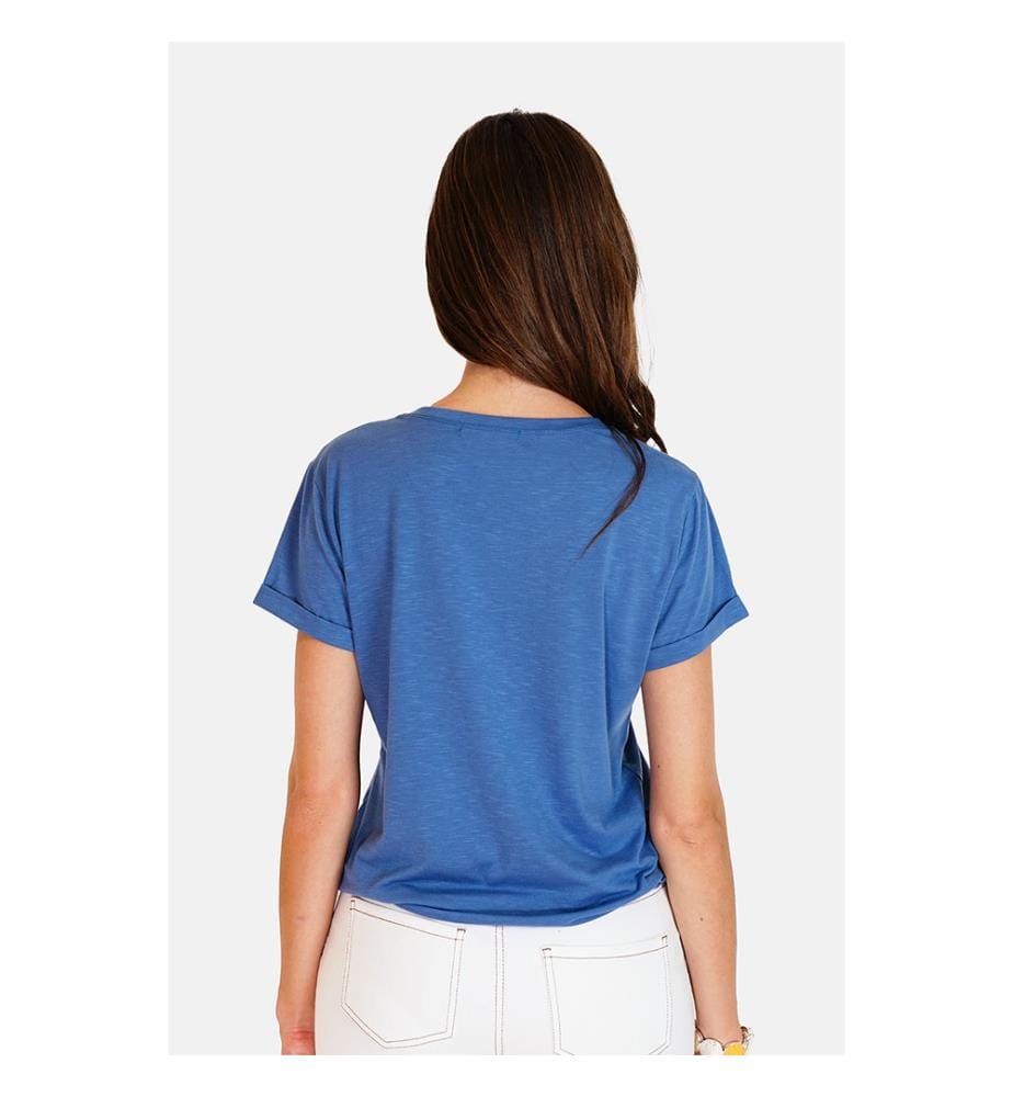 T-shirt - Blau-Marine