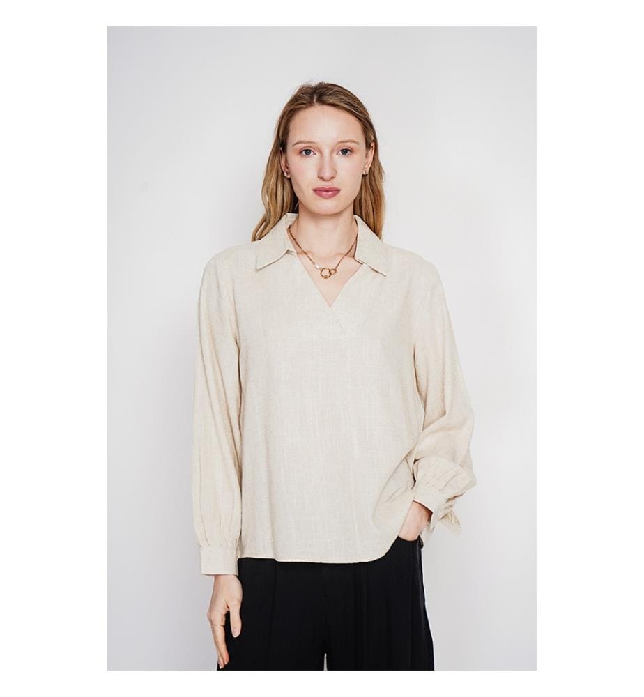 Bluse - Leinen