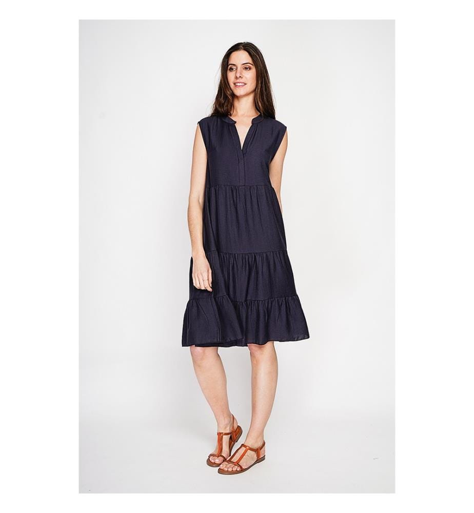 Kleid - Marineblau