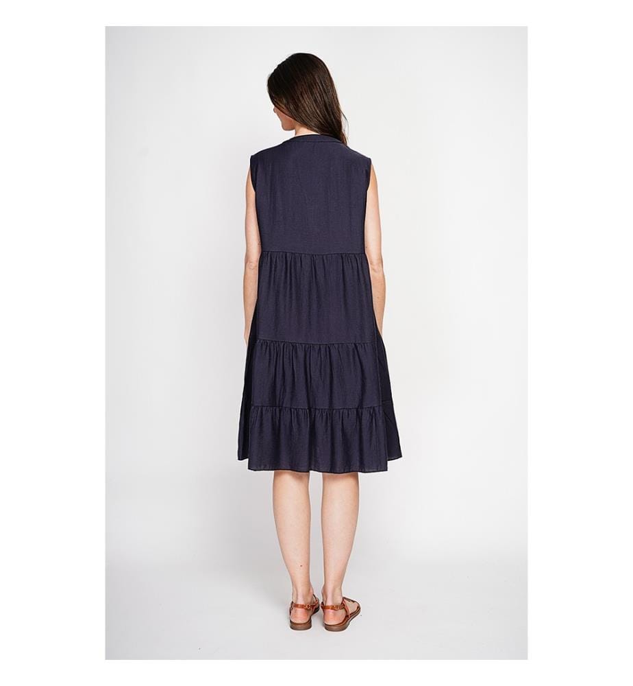 Kleid - Marineblau