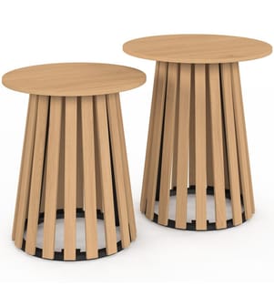 Lot de 2 tables d'appoint - Camélia