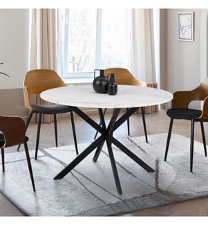 Table de repas Soline 110 cm - Noir