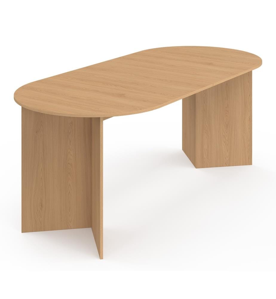 Table à manger extensible Gabin 200-300cm effet hêtre