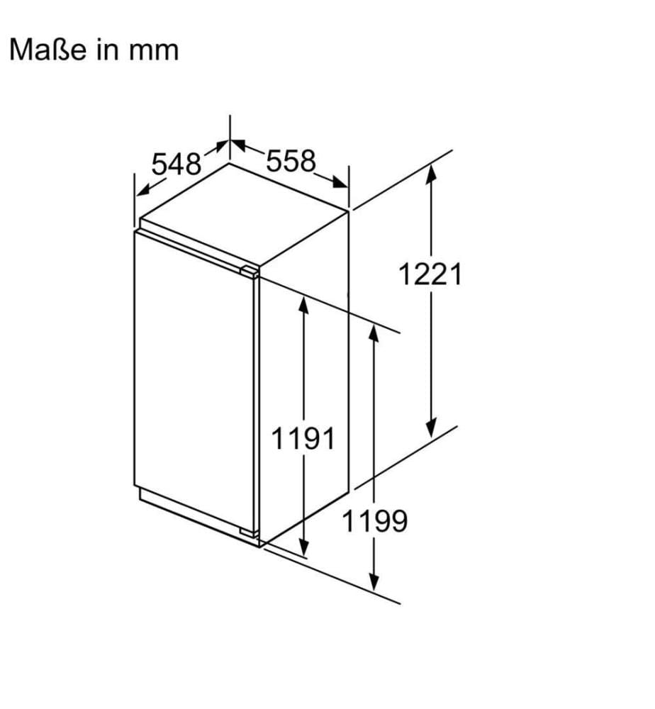 KIL42ACD1H Einbau Kühlschrank 187 Liter - Weiss