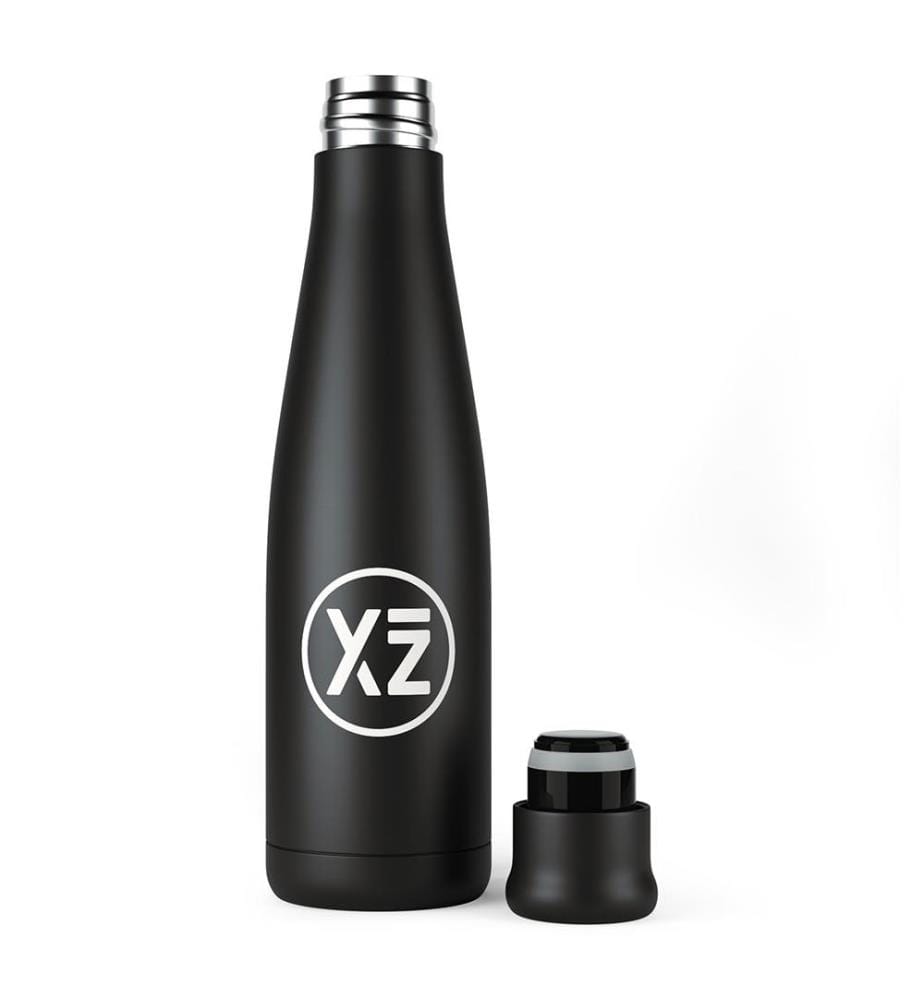 Isolier-Trinkflasche 'Intense' - Schwarz