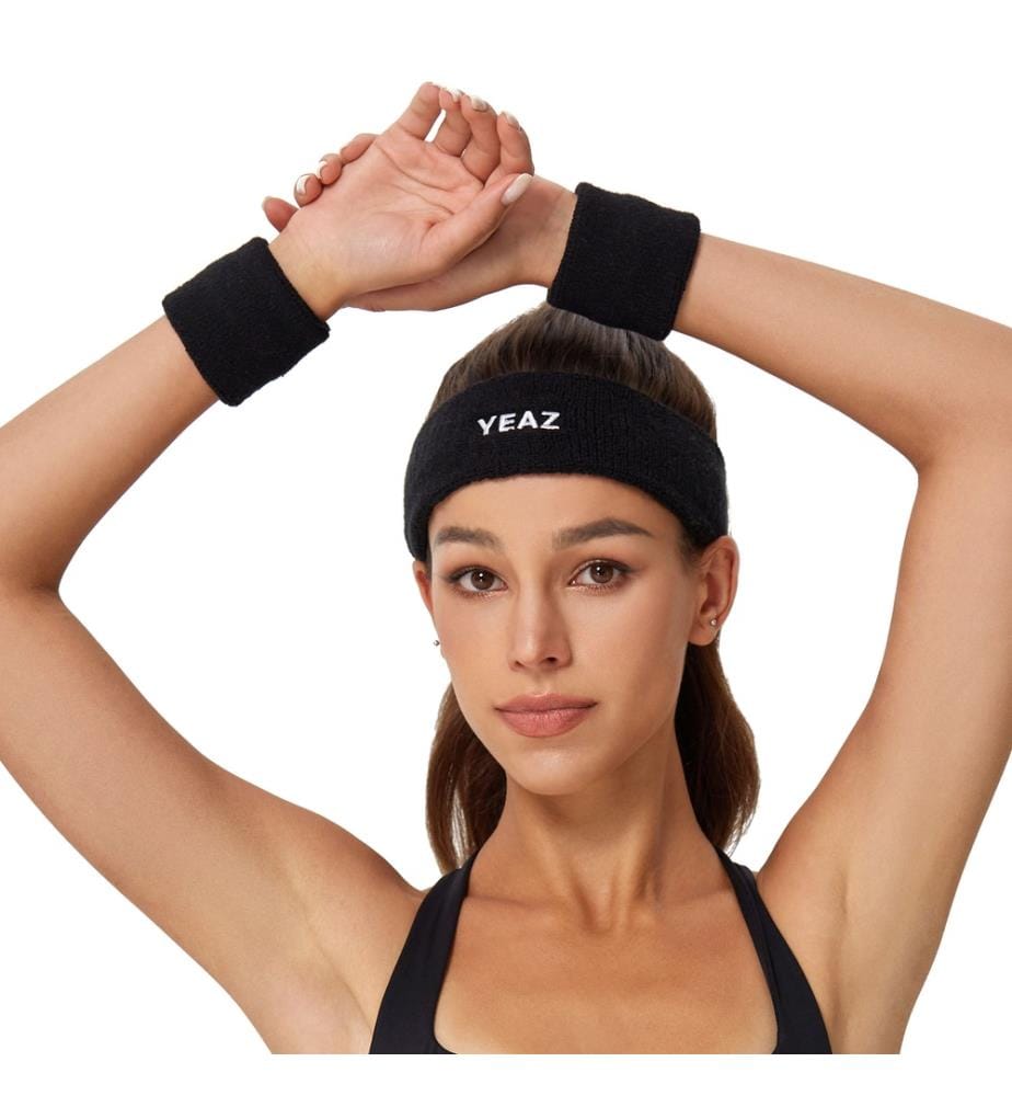 Fame Wrist Sweatbands - Black