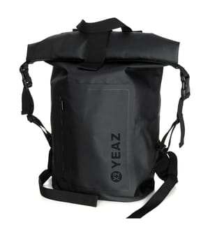 Stockholm Wasserfester Rucksack 17 L Schwarzes Logo - Schwarz