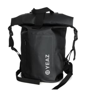 Stockholm Wasserfester Rucksack 17 L Weisses Logo - Schwarz