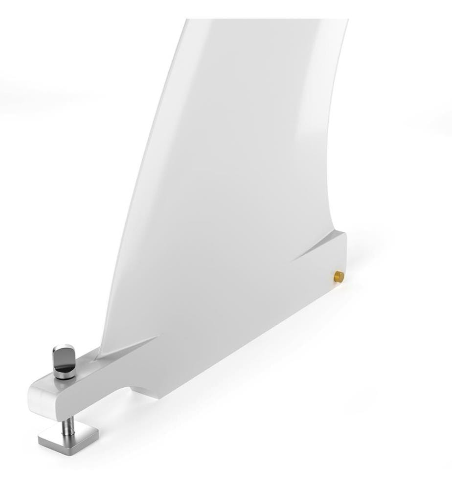 Aileron de type US Box pour planche de paddle gonflable 'Shark' - Blanc