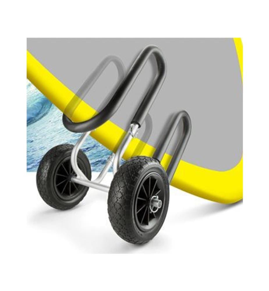 SUP- oder Surfboard-Trolley NAHELE - Schwarz, Silber