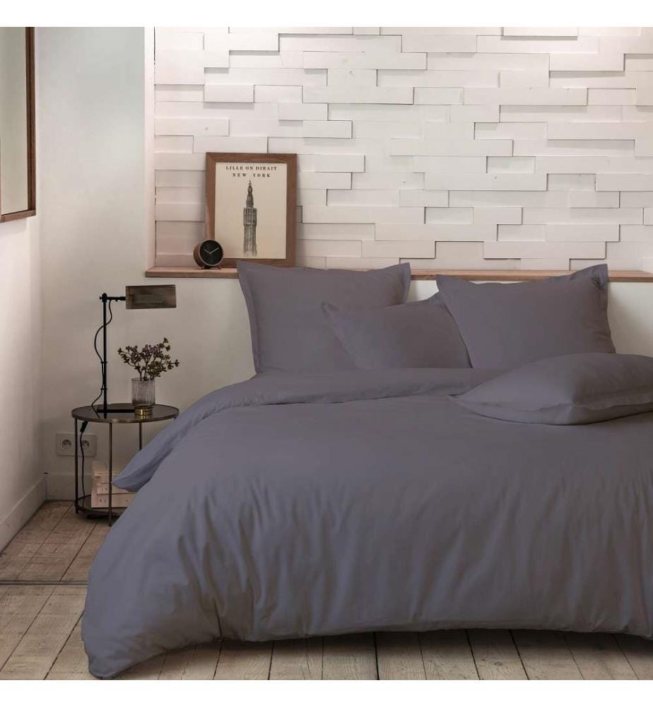 Lenzuolo matrimoniale 140 x 190 cm - Grigio