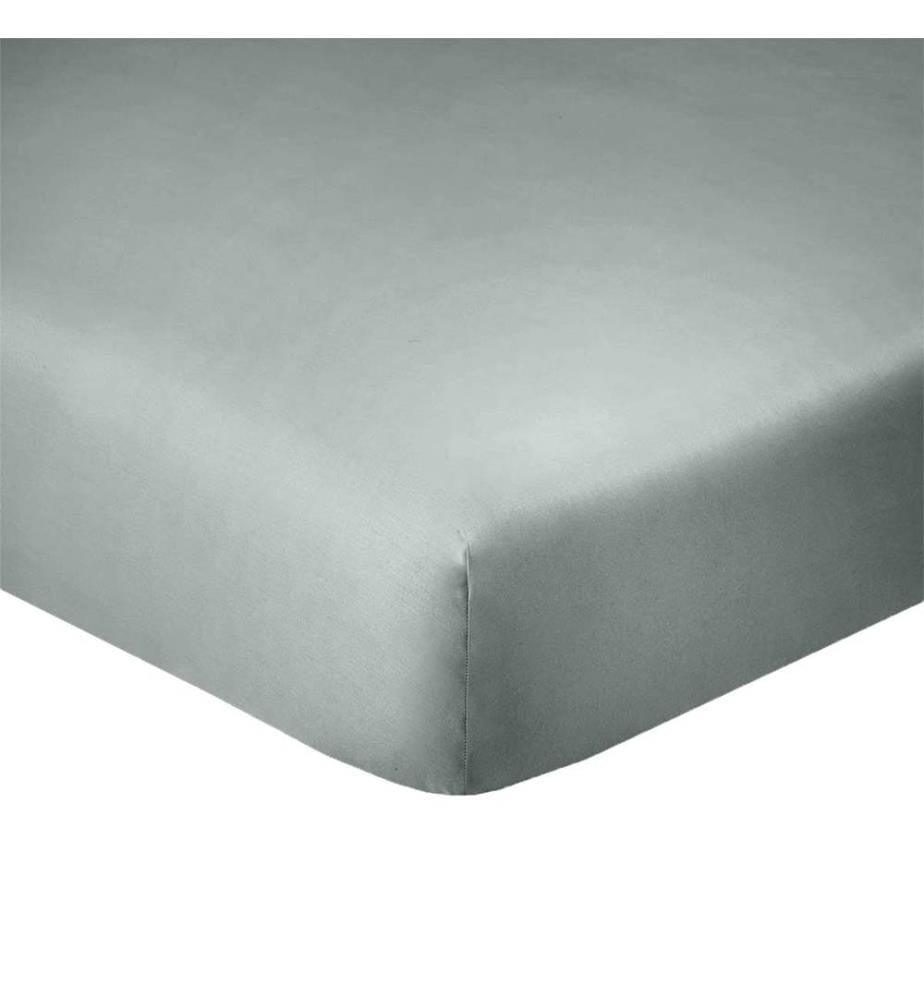 Lenzuolo a pieghe 160 x 200 cm con cappuccio 35 cm - Argento