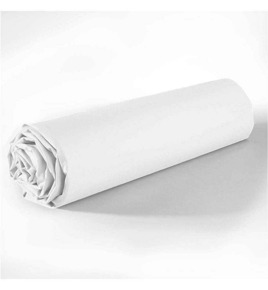 Lenzuolo a pieghe 180 x 200 cm - Bianco