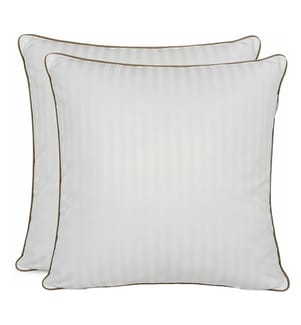 Set di 2 cuscini 60x60 cm - Bianco