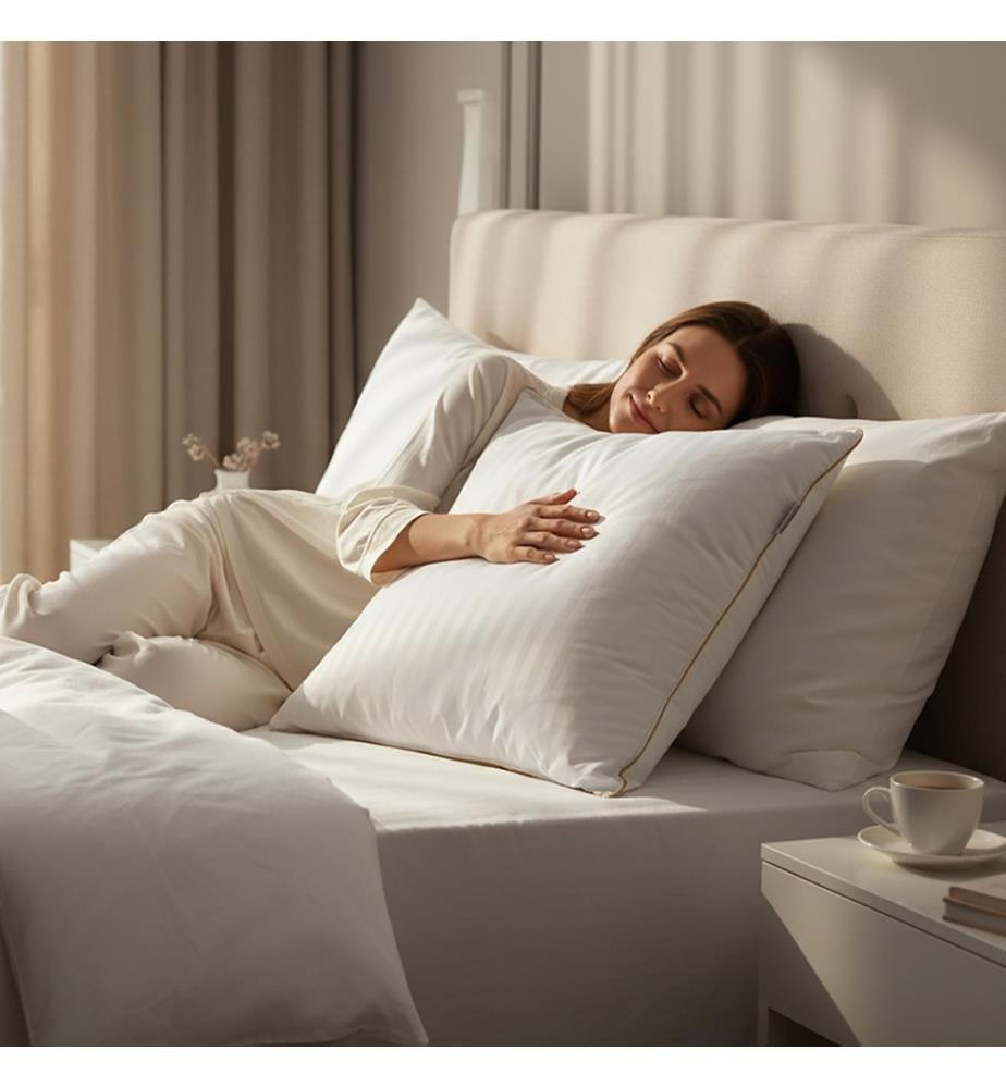 Set di 2 cuscini 60x60 cm - Bianco