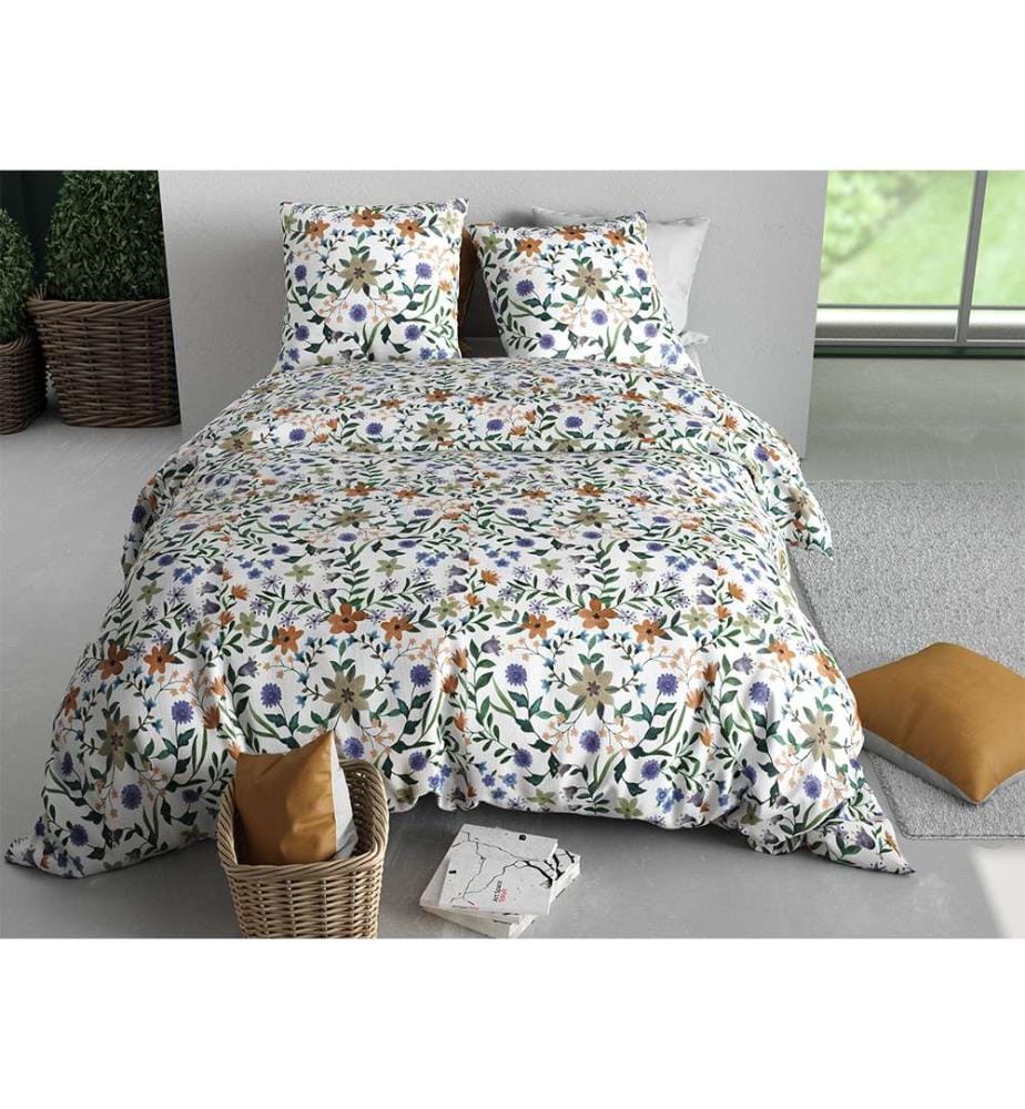 Set copripiumino 3 pezzi 220x240 cm + 2 federe - 100% cotone 57 fili Veitchs