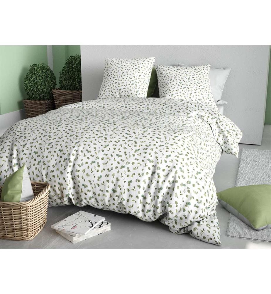 Set copripiumino 3 pezzi 220x240 cm + 2 federe - 100% cotone 57 fili Merise