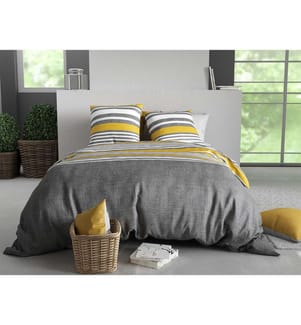 Set copripiumino 3 pezzi 220x240 cm + 2 federe - 100% cotone 57 fili Studt