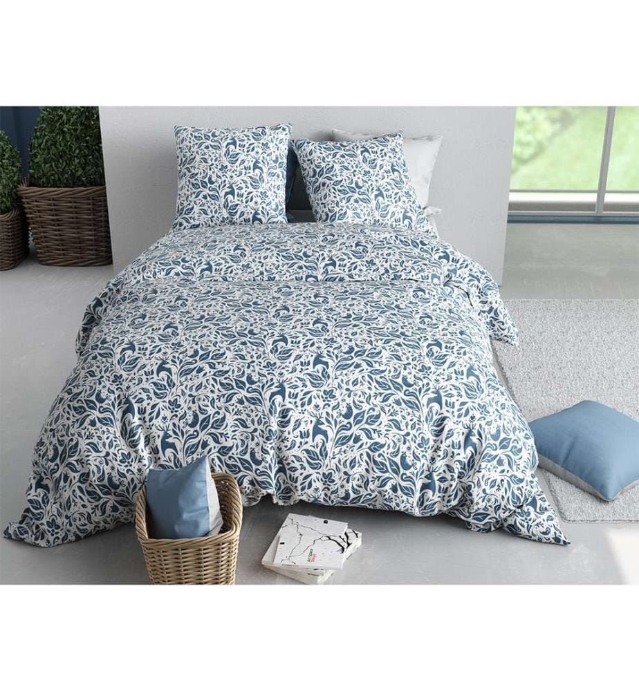 Set copripiumino 3 pezzi 240x260 cm + 2 federe - 100% cotone 57 fili Blouva